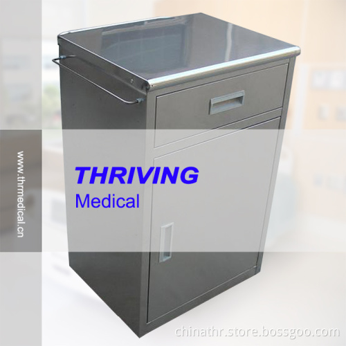 Stainless Steel Bedside Cabinet (THR-CB570)